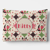 イチゴ子猫 アクセサリーポーチ (正面)