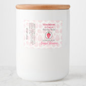 イチゴ手作り自家製せっけん |スクラブラベル フードラベル (正面)