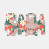 イチゴ手描き植物園誕生日 フェイバーボックス (折り畳みなし)