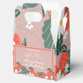 イチゴ手描き植物園誕生日 フェイバーボックス (オープン)