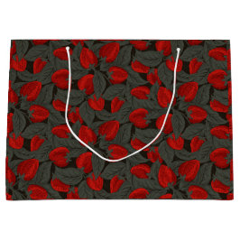 イチゴ抱き枕 ラージペーパーバッグ