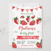 イチゴ招待状 招待状 (正面)
