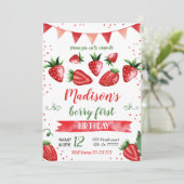 イチゴ招待状 招待状 (スタンド正面)