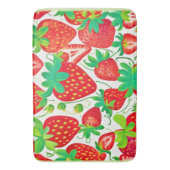 イチゴ旋回パターン バスマット (正面縦)