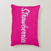 イチゴ枕 アクセントクッション (裏面(縦))