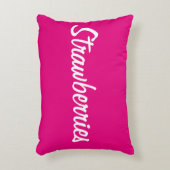 イチゴ枕 アクセントクッション (正面(垂直))