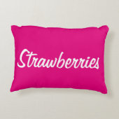 イチゴ枕 アクセントクッション (裏面)