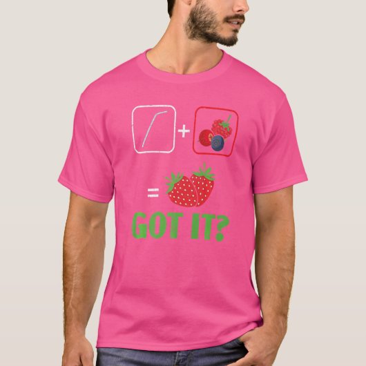 イチゴ果実主義イチゴ果実 Tシャツ (正面)