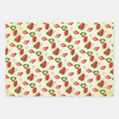 イチゴ果実包み紙 ラッピングペーパーシート (正面3)