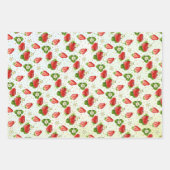 イチゴ果実包み紙 ラッピングペーパーシート (正面2)