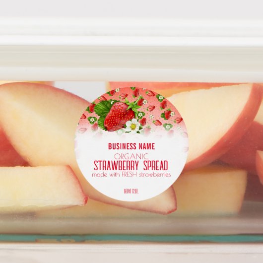 イチゴ果実包装ラベル ラベル (貼付)