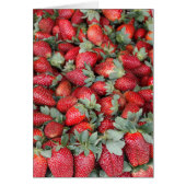 イチゴ果実挨拶状 (正面)