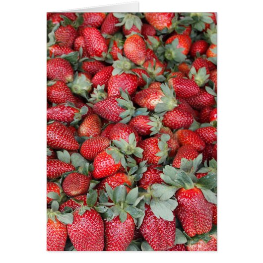 イチゴ果実挨拶状 (正面)