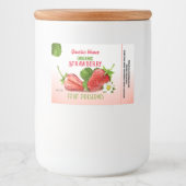 イチゴ果実缶詰 フードラベル (正面)