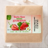 イチゴ果実缶詰 ラベル (インサイチュ)