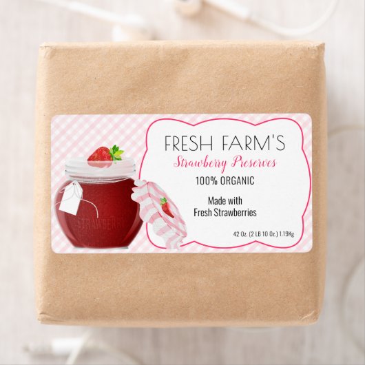 イチゴ果実缶詰 | JARラベル ラベル (インサイチュ)