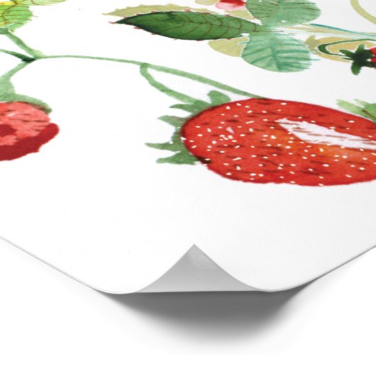 イチゴ根 ポスター (角)