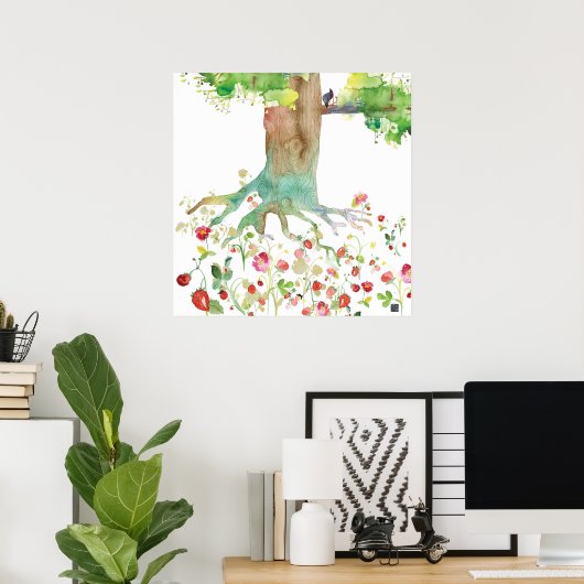 イチゴ根 ポスター (ホームオフィス)