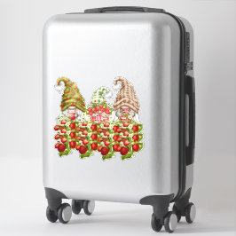 イチゴ格言イチゴのフィールド14"x14" シール