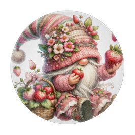 イチゴ格言ガラス切断板 カッティングボード