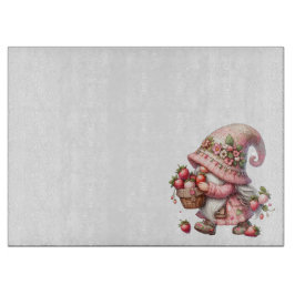 イチゴ格言ガラス切断板 カッティングボード