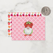 イチゴ格言 ノートカード (正面/裏面インサイチュ)