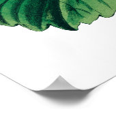 イチゴ植物性プリント ポスター (角)