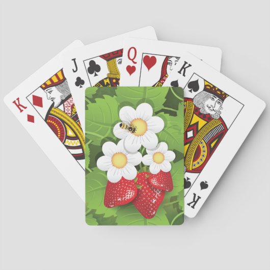 イチゴ植物 トランプ (裏面)