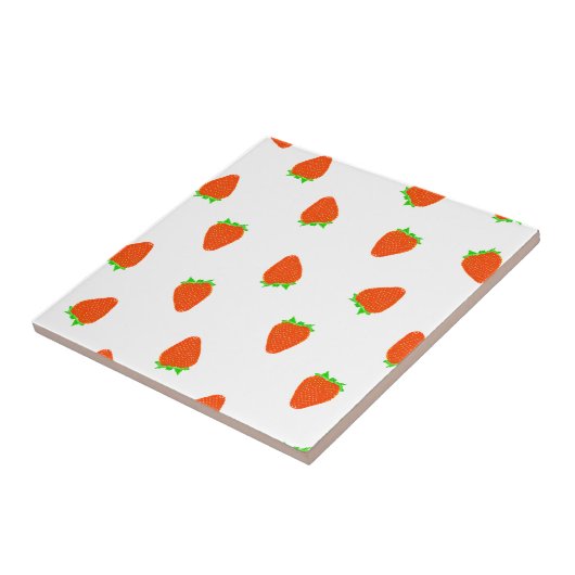 イチゴ模様 タイル (側面)