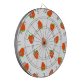 イチゴ模様 ダーツボード (正面左)