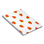 イチゴ模様 ノートブック (右側)
