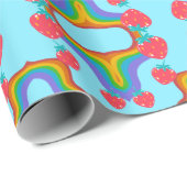 イチゴ模様 ラッピングペーパー (ロールコーナー)