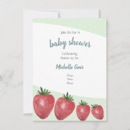 イチゴ水の色のハンドオ絵を描ンミント