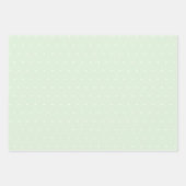 イチゴ水の色のハンドオ絵を描ンミント ラッピングペーパーシート (正面2)