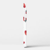 イチゴ水彩：シームレよくはしゃぐームパターン Case-Mate iPhoneケース (裏面 / 左)