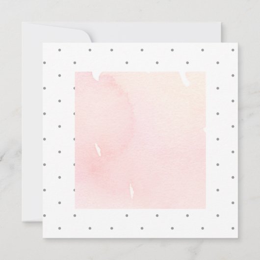 イチゴ水玉模様ありがとう サンキューカード (裏面)