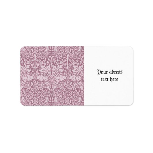 イチゴ泥棒のウィリアム・モリスは改装し、アートn ラベル (正面)