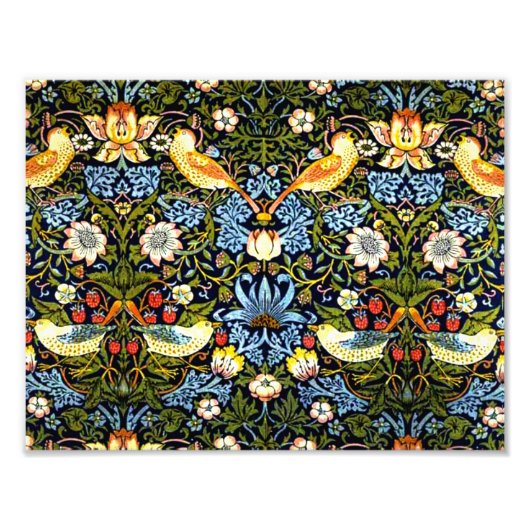 イチゴ泥棒のウィリアム・モリス フォトプリント            (正面)