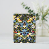 イチゴ泥棒のウィリアム・モリス ポストカード (スタンド正面)