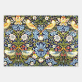 イチゴ泥棒のウィリアム・モリス ラッピングペーパーシート (正面2)