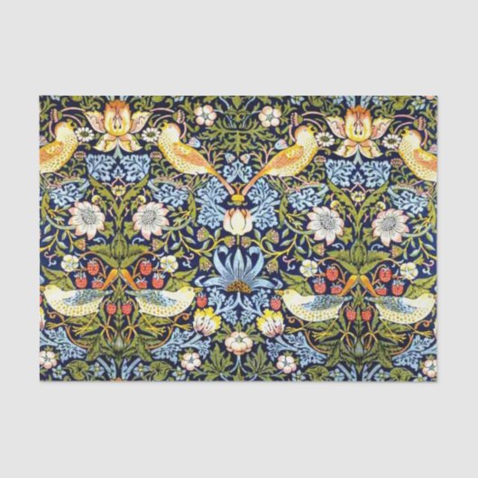 イチゴ泥棒のウィリアム・モリス 薄葉紙 (正面)