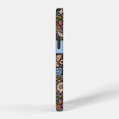 イチゴ泥棒の織物ウィリアム・モリス iPhoneケース (右側面)