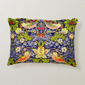 イチゴ泥棒の鳥ウイリアム・モリス アクセントクッション (裏面)