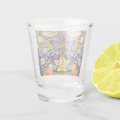 イチゴ泥棒の鳥ウイリアム・モリス ショットグラス (裏面)