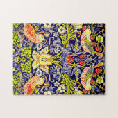 イチゴ泥棒の鳥ウイリアム・モリス ジグソーパズル (横)