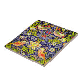 イチゴ泥棒の鳥ウイリアム・モリス タイル (側面)