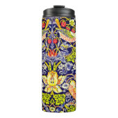 イチゴ泥棒の鳥ウイリアム・モリス タンブラー (正面)