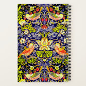 イチゴ泥棒の鳥ウイリアム・モリス ノートブック (裏面)