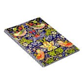 イチゴ泥棒の鳥ウイリアム・モリス ノートブック (右側)