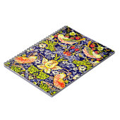 イチゴ泥棒の鳥ウイリアム・モリス ノートブック (左側)